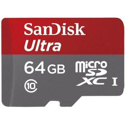 SanDisk Ultra 64GB UHS-I/Class 10 Micro SDXC Memory Card 